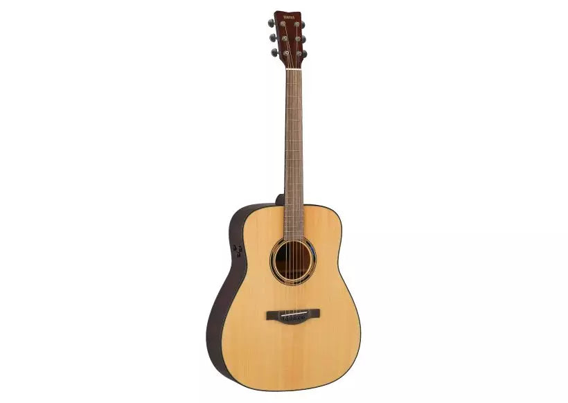 Yamaha TAG1ESDB TransAcoustic Dreadnought Guitar with Solid Sitka Top, Mahogany Back and Sides. Sand Burst Finish