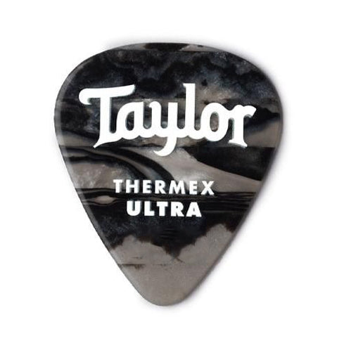 Taylor 80716 1.00mm 351 Thermex UltraPicks, Black Onyx , 6-Pack