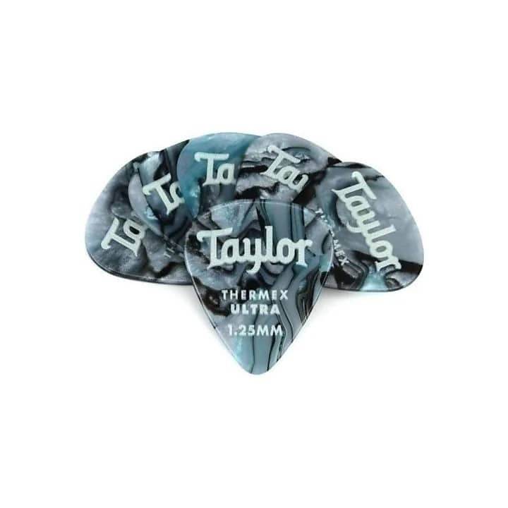 Taylor 80739 1.25mm 351 Thermex UltraPicks, Abalone, 6 - Pack - Ray's Midbell Music