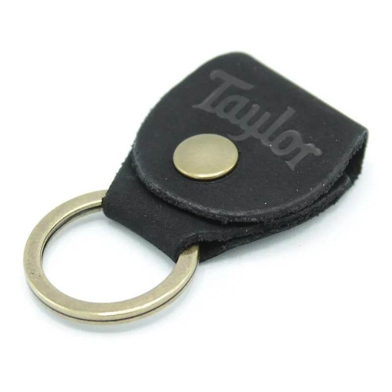 Taylor TKR06 Key Ring w/Pick Holder, Black Nubuck - Ray's Midbell Music