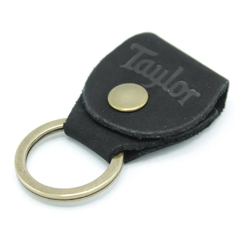 Taylor TKR06 Key Ring w/Pick Holder, Black Nubuck