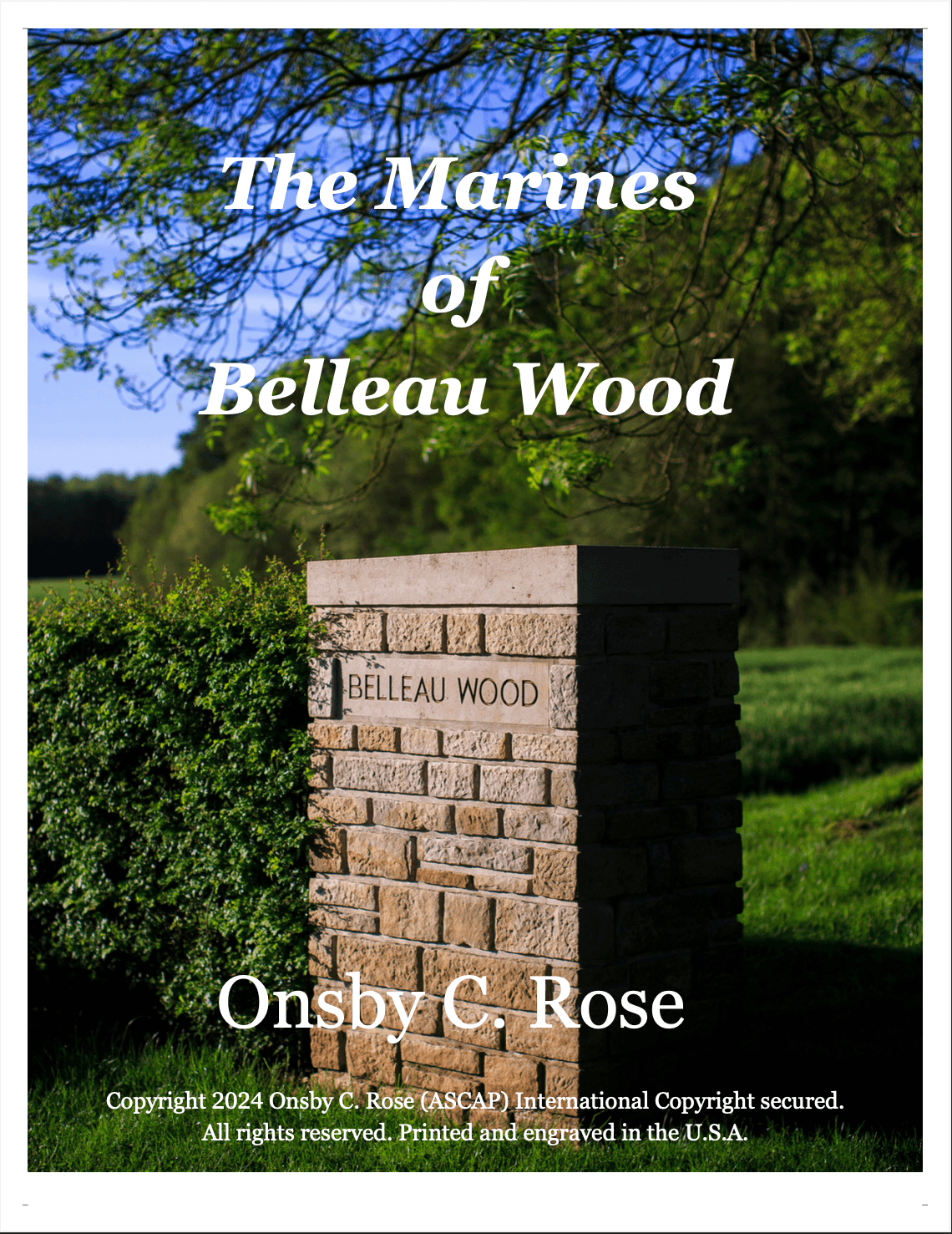 Murphy Music W1319 The Marines Of Belleau Wood Score & Parts - Ray's Midbell Music