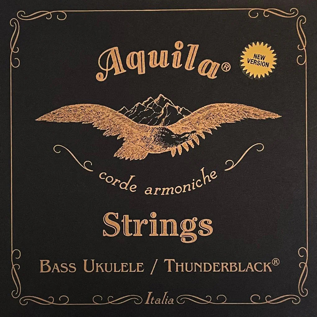 Aquila Thunderblack 4 String U-Bass String Set - AQ-TBLK-4