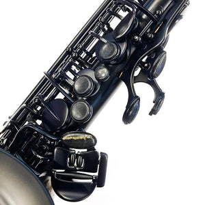 CANNONBALL A5M MidKnight Pro Alto Sax, Big Bell Stone Series Premium, All Black