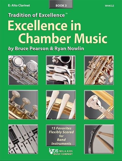 KJOS W44CLE Excellence In Chamber Music Book 3 - Alto Clarinet - Ray's Midbell Music