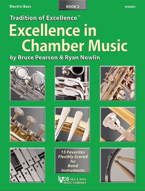 KJOS W44EBS Excellence In Chamber Music Book 3 - Electric Bass