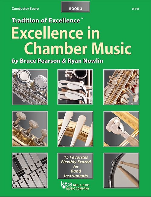 KJOS W44F Excellence In Chamber Music Book 3 - Conductor Score