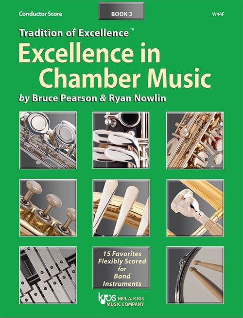 KJOS W44F Excellence In Chamber Music Book 3 - Conductor Score - Ray's Midbell Music