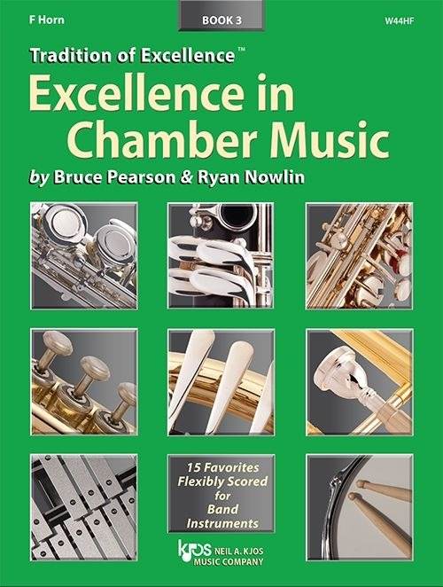 KJOS W44HF Excellence In Chamber Music Book 3 - F Horn - Ray's Midbell Music