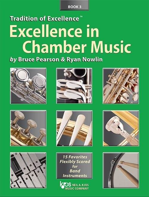 KJOS W44PR Excellence In Chamber Music Book 3 - Percussion - Ray's Midbell Music