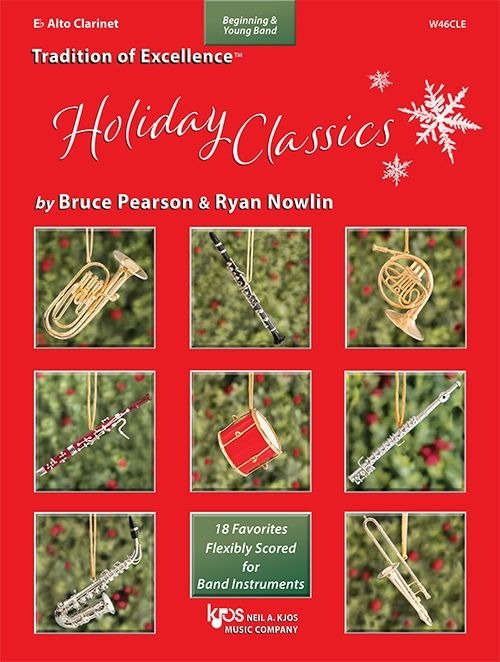 KJOS W46CLE Tradition of Excellence: Holiday Classics: Eb Alto Clarinet