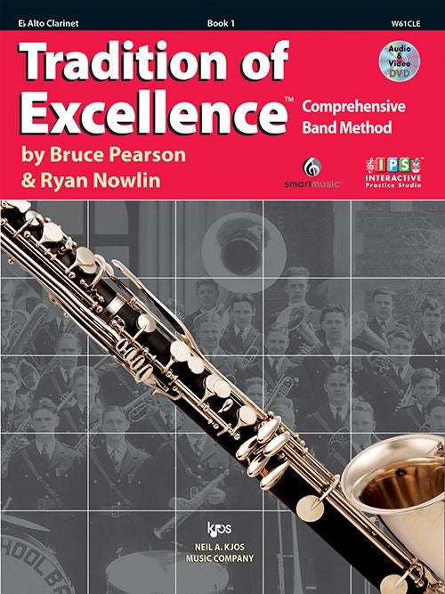 KJOS W61CLE Tradition of Excellence Eb Clarinet Book 1