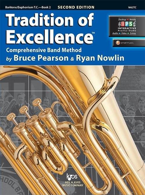KJOS W62TC Tradition of Excellence Baritone TC Book 2 - Ray's Midbell Music