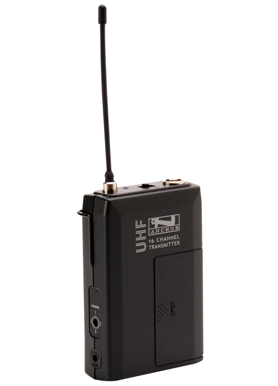 ANCHOR AUDIO WB8000 Wireless Belt Pack Transmitter (540-570 MHz)