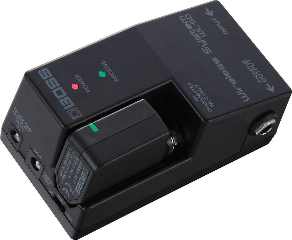 BOSS WL50 Guitar Wireless System w/ Integrated Transmitter Dock for Pedalboard - Ray's Midbell Music