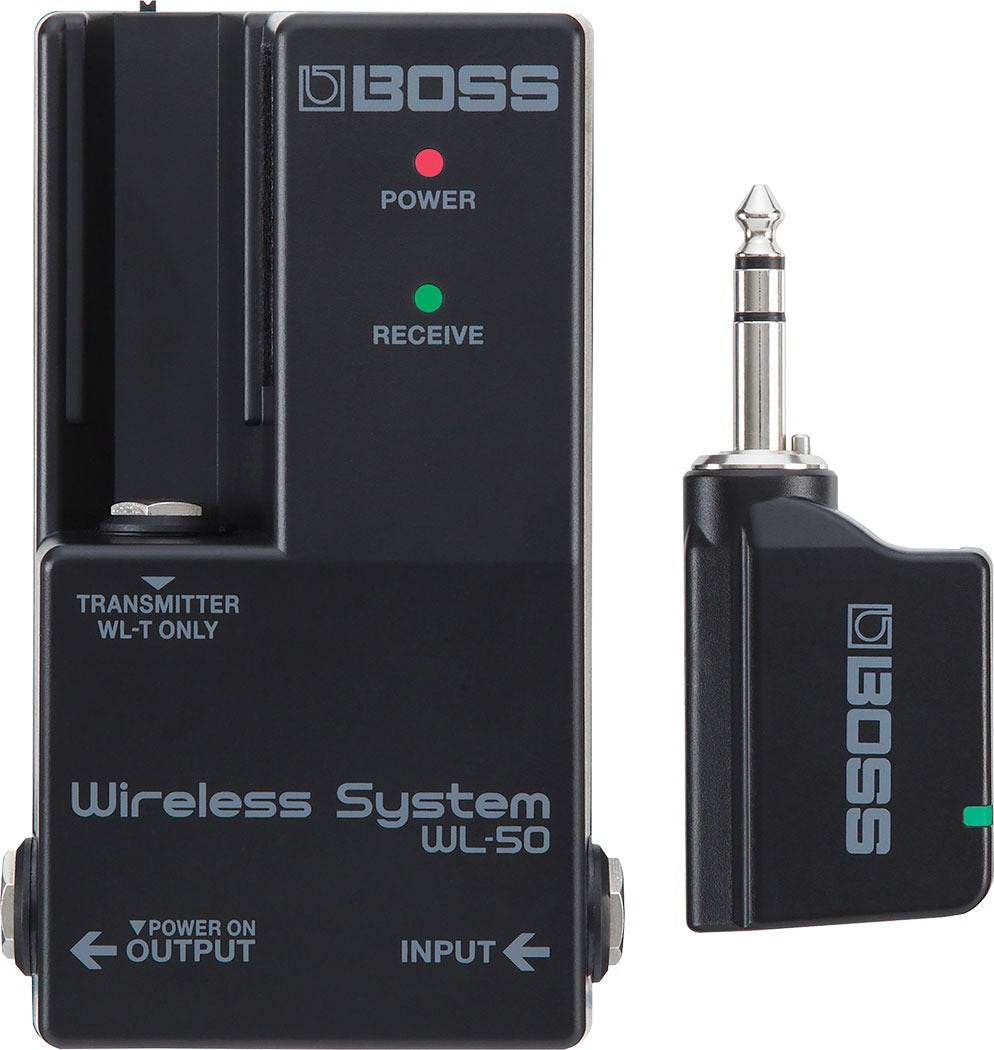 BOSS WL50 Guitar Wireless System w/ Integrated Transmitter Dock for Pedalboard - Ray's Midbell Music