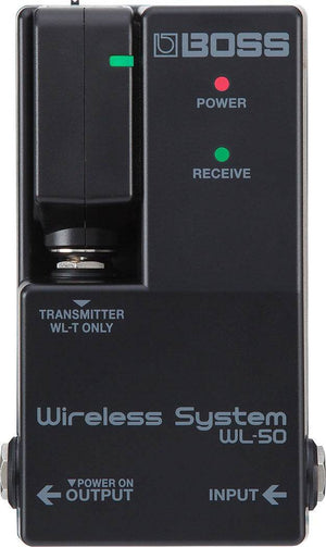 BOSS WL50 Guitar Wireless System w/ Integrated Transmitter Dock for Pedalboard - Ray's Midbell Music