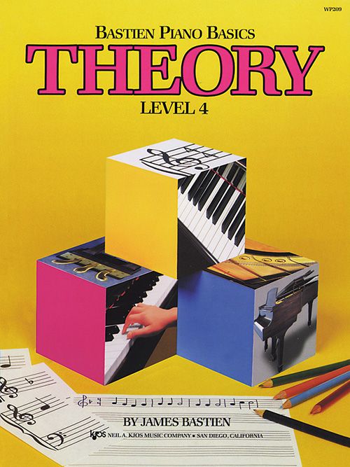 KJOS WP209 Bastien Piano Basics Theory Level 4