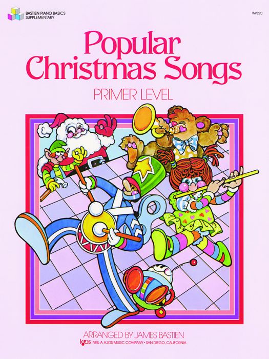 KJOS WP220 Bastien Popular Christmas Songs, Primer Level