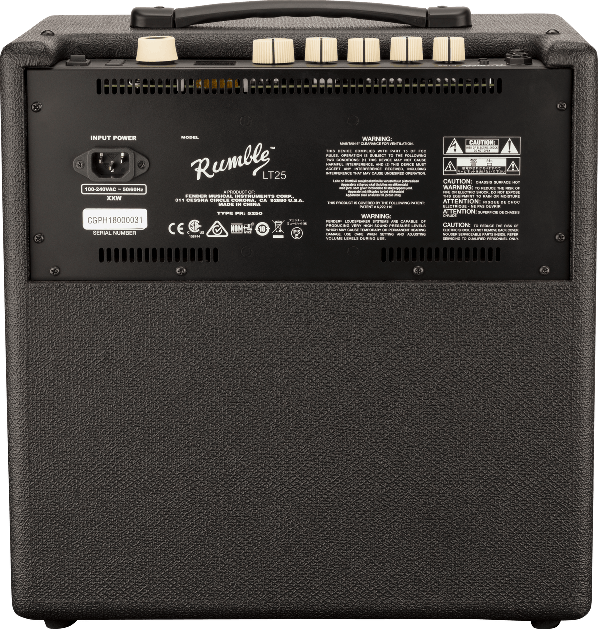 FENDER Rumble LT25 Digital Bass Guitar Amp - #2270100000