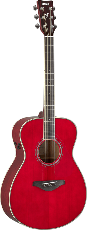 YAMAHA FS - TA RR FS TransAcoustic, Concert - Style Body, Solid Sitka Spruce Top, Mahogany B&S, Ruby Red - Ray's Midbell Music
