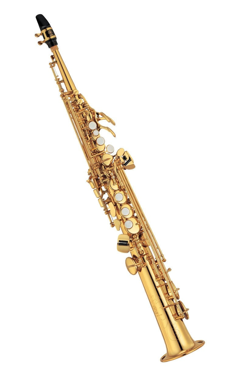 YAMAHA YSS475II Intermediate Soprano Saxophone, One-Piece Body