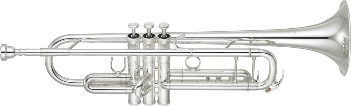 YAMAHA YTR8335IIGS Custom Xeno Trumpet, .459" Bore, Silver - Plated, Gold - Brass Bell - Ray's Midbell Music