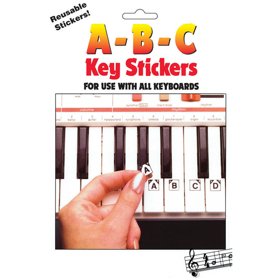 HAL LEONARD HL00001009 ABC Keyboard Stickers