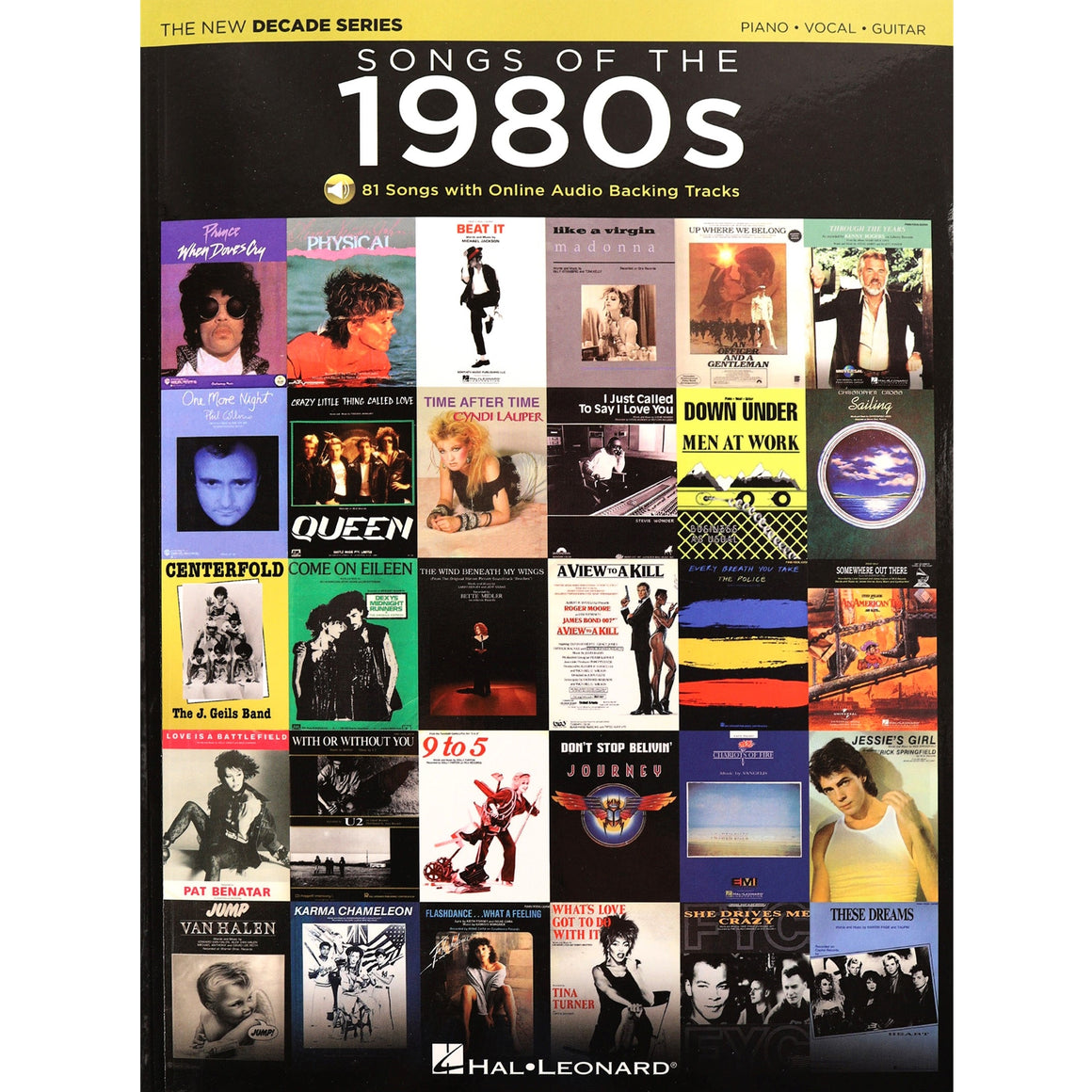 HAL LEONARD HL00137600 Songs of the 1980s