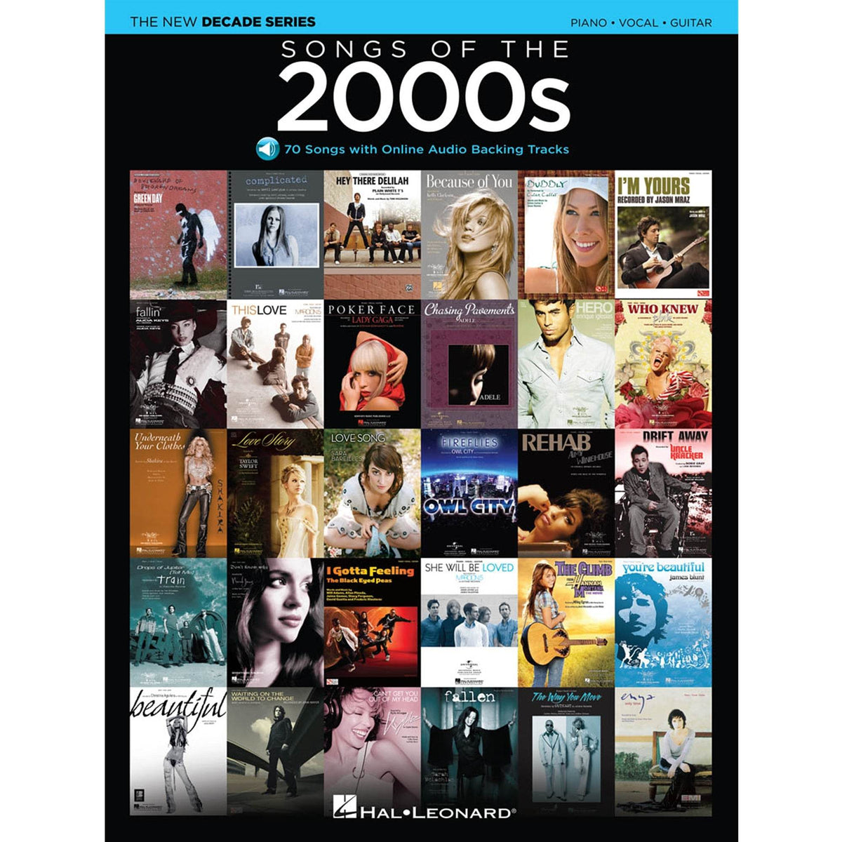 HAL LEONARD HL00137608 Songs of the 2000s - Ray's Midbell Music
