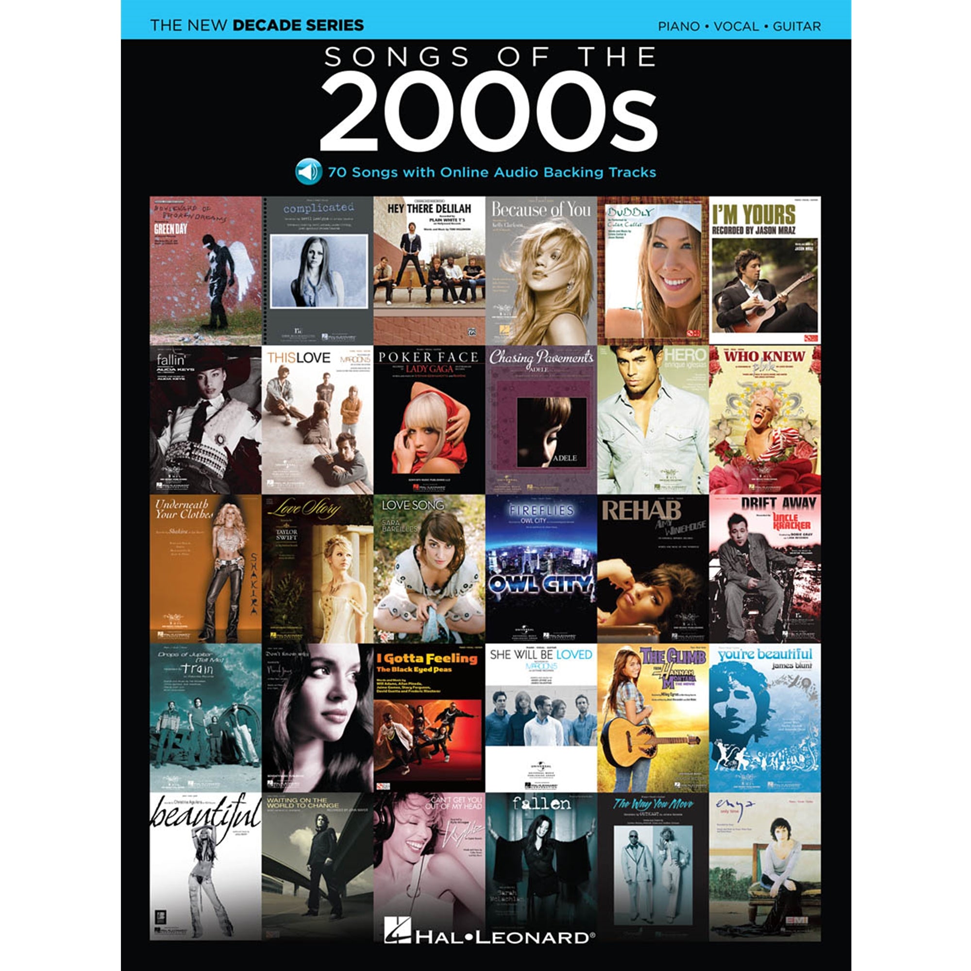 HAL LEONARD HL00137608 Songs of the 2000s