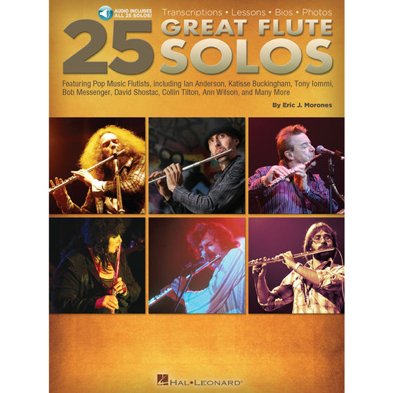 HAL LEONARD HL00140928 25 Great Flute Solos