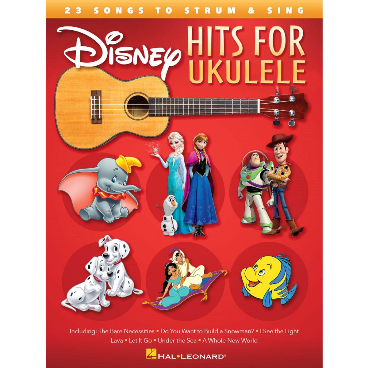 HAL LEONARD HL00151250 Disney Hits for Ukulele - Ray's Midbell Music