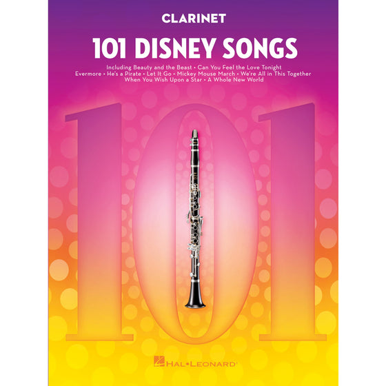 HAL LEONARD 244106 101 Disney Songs Clarinet