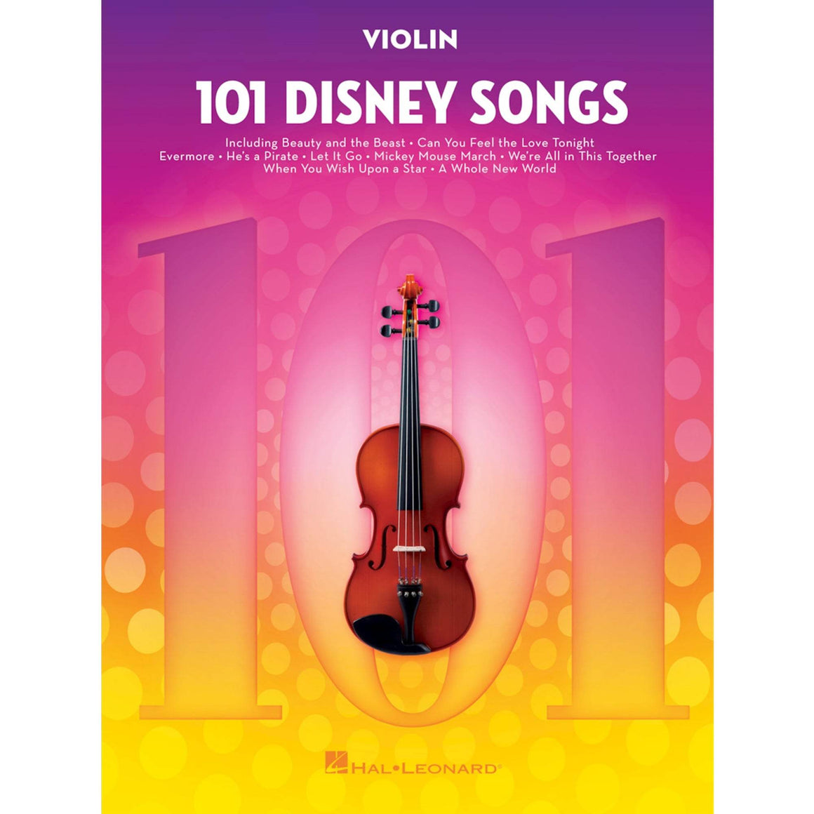 HAL LEONARD HL00244121 101 Disney Songs Violin - Ray's Midbell Music
