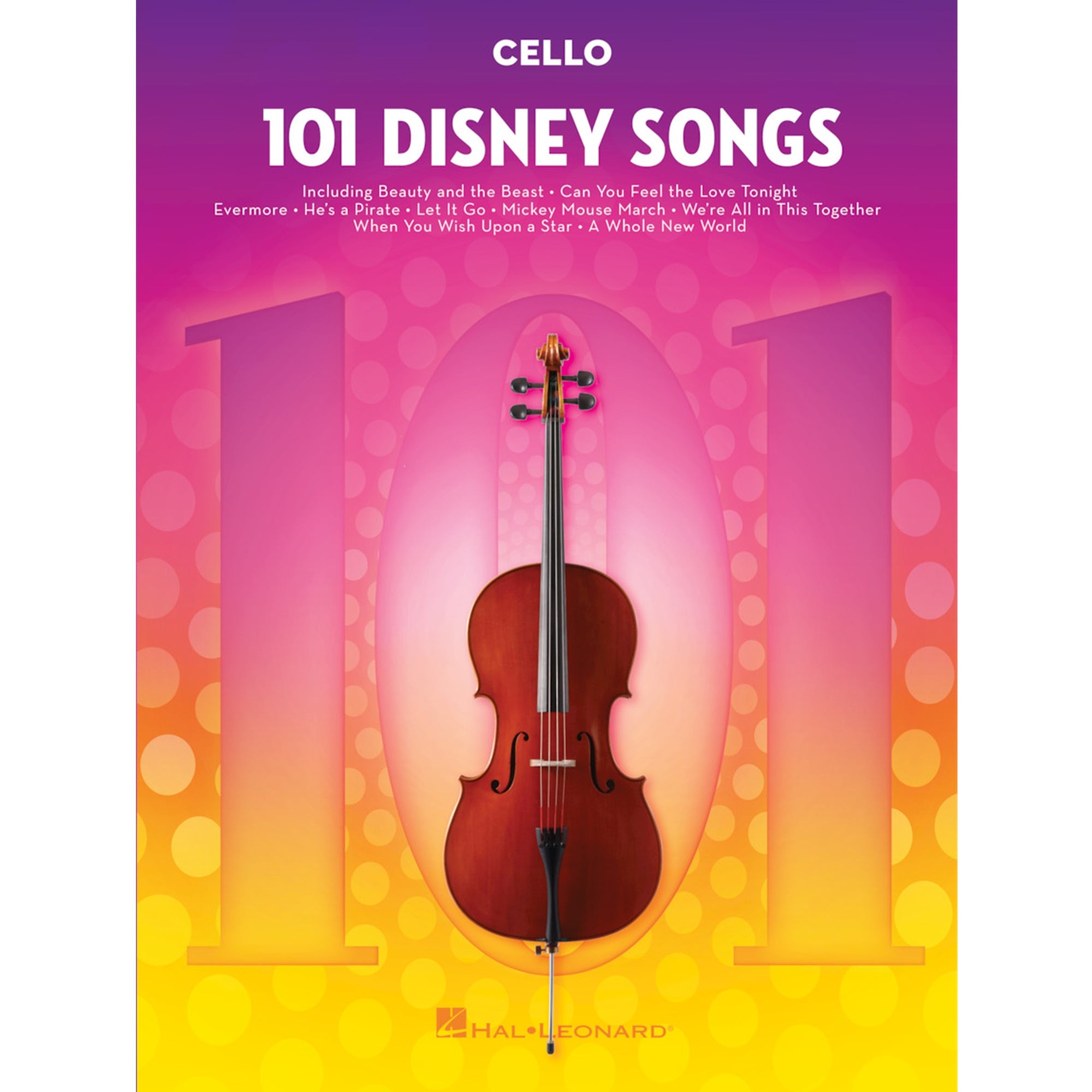 HAL LEONARD HL00244126 101 Disney Songs Cello