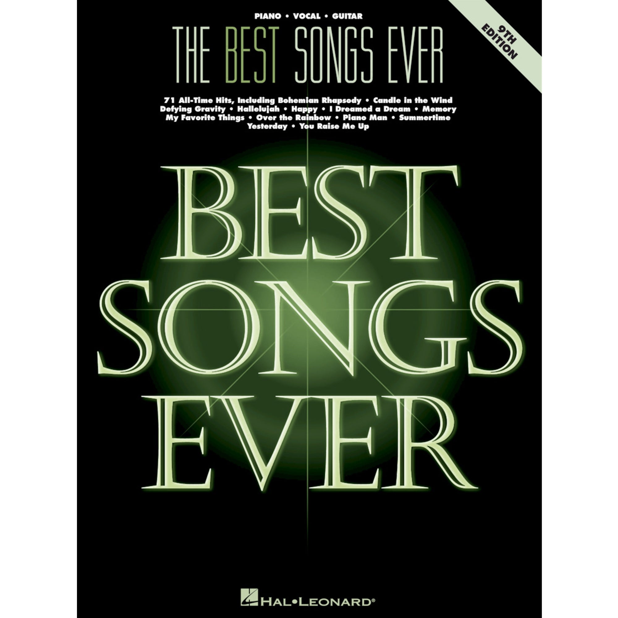 HAL LEONARD 265721 The Best Songs Ever - 9th Edition