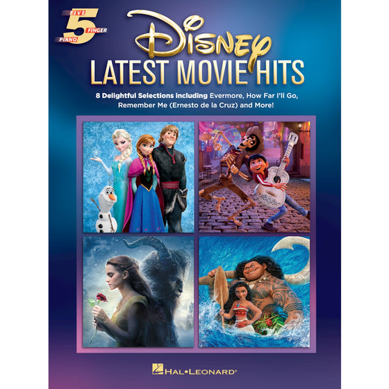 HAL LEONARD 277255 Disney Latest Movie Hits Five Finger Piano