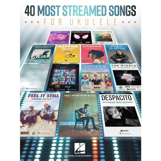 HAL LEONARD 298113 40 Most Streamed Songs for Ukulele