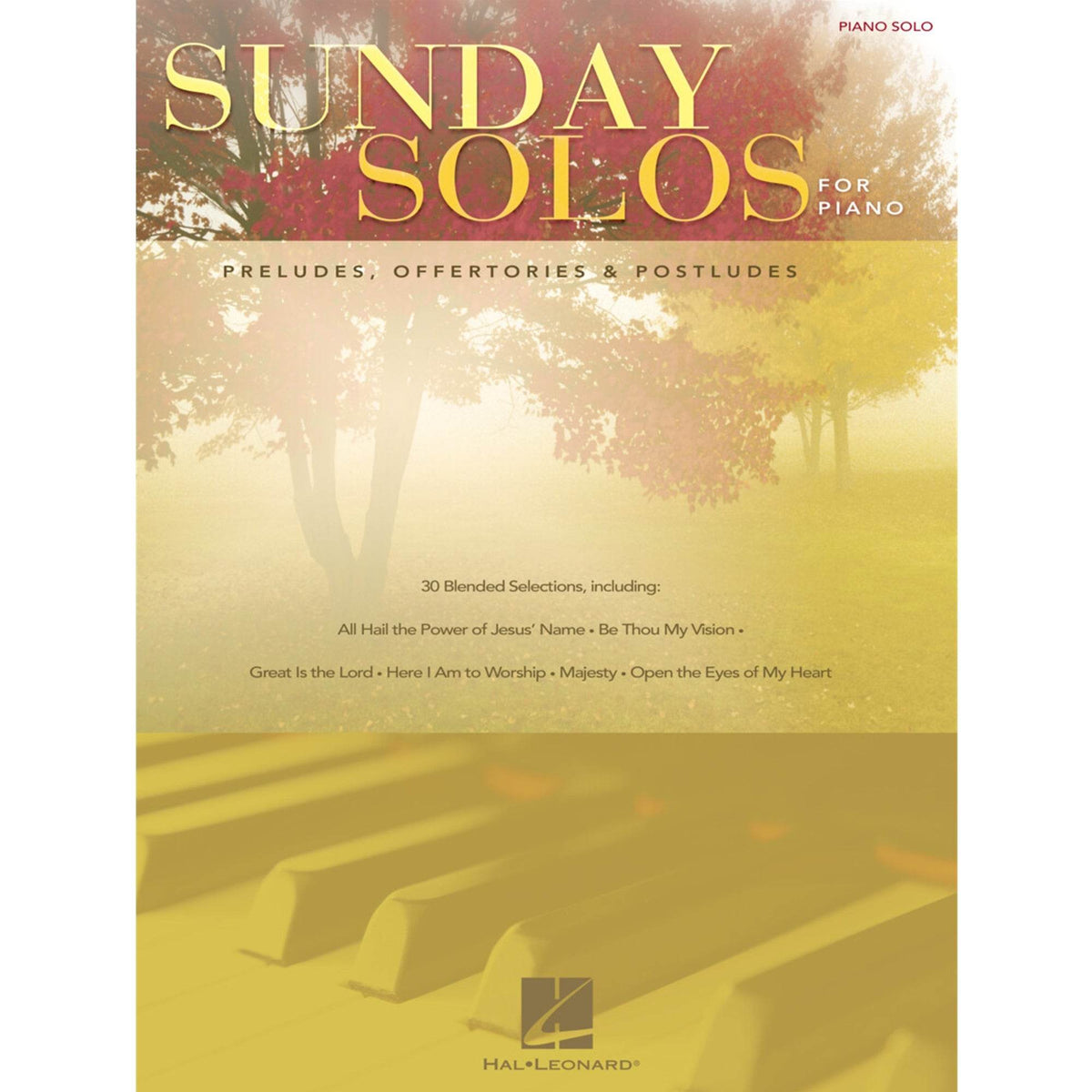 HAL LEONARD HL00311272 Sunday Solos for Piano - Ray's Midbell Music
