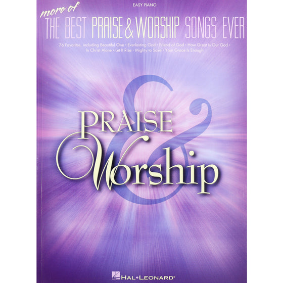 HAL LEONARD 311801 More of the Best Praise & Worship Songs Ever