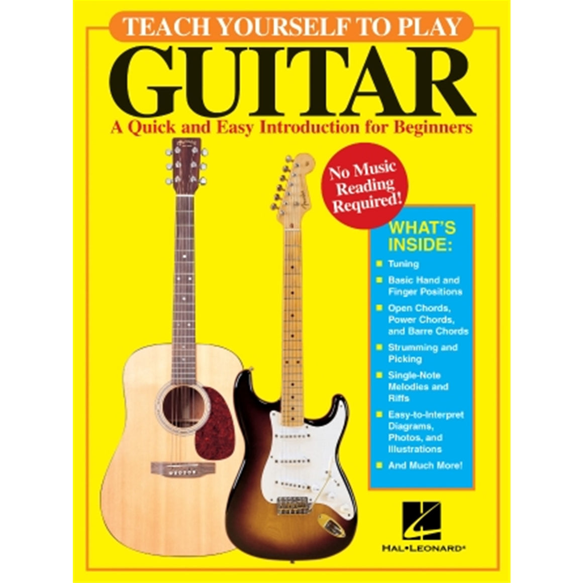 HAL LEONARD 695786 Teach Yourself to Play Guitar