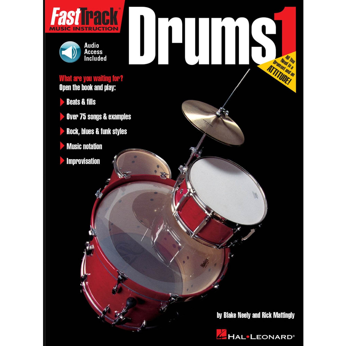 HAL LEONARD 697285 FastTrack Drum Method - Book 1 - Ray's Midbell Music