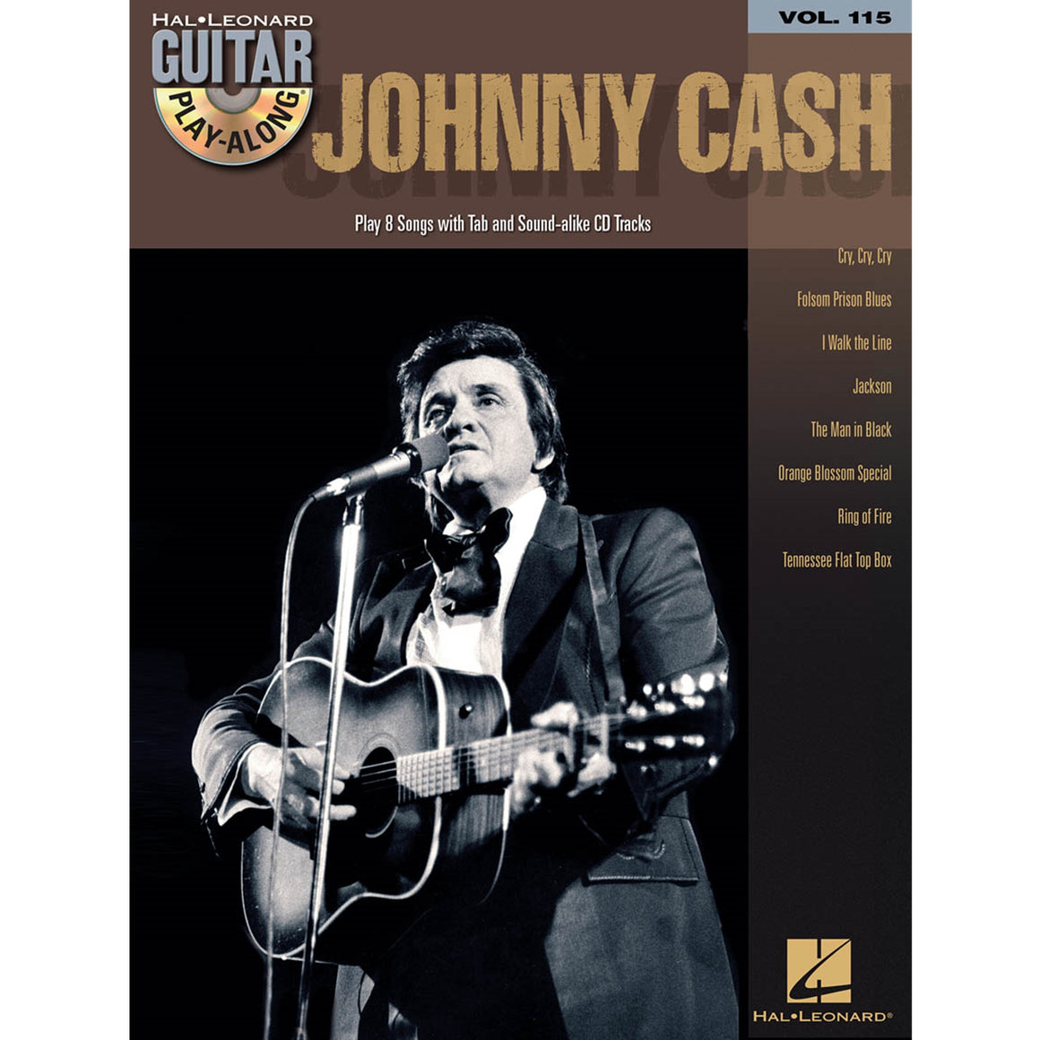 HAL LEONARD 701070 Johnny Cash Guitar Play-Along Volume 115