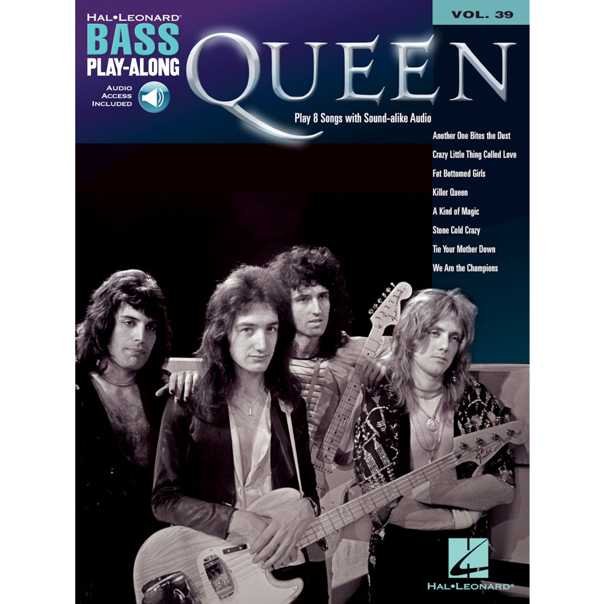 HAL LEONARD 702387 Queen Bass Play-Along Volume 39