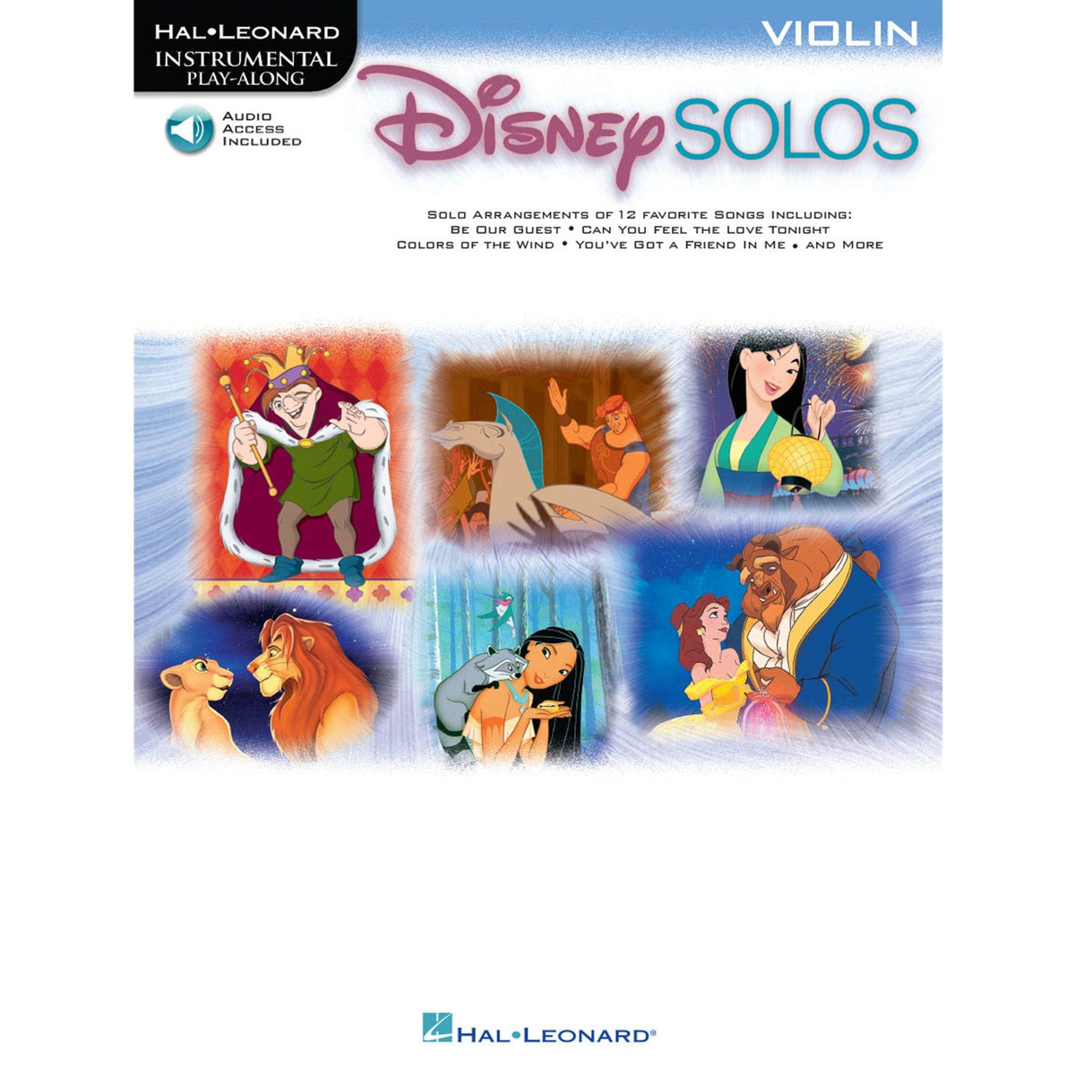 HAL LEONARD 841410 Disney Solos for Violin - Ray's Midbell Music