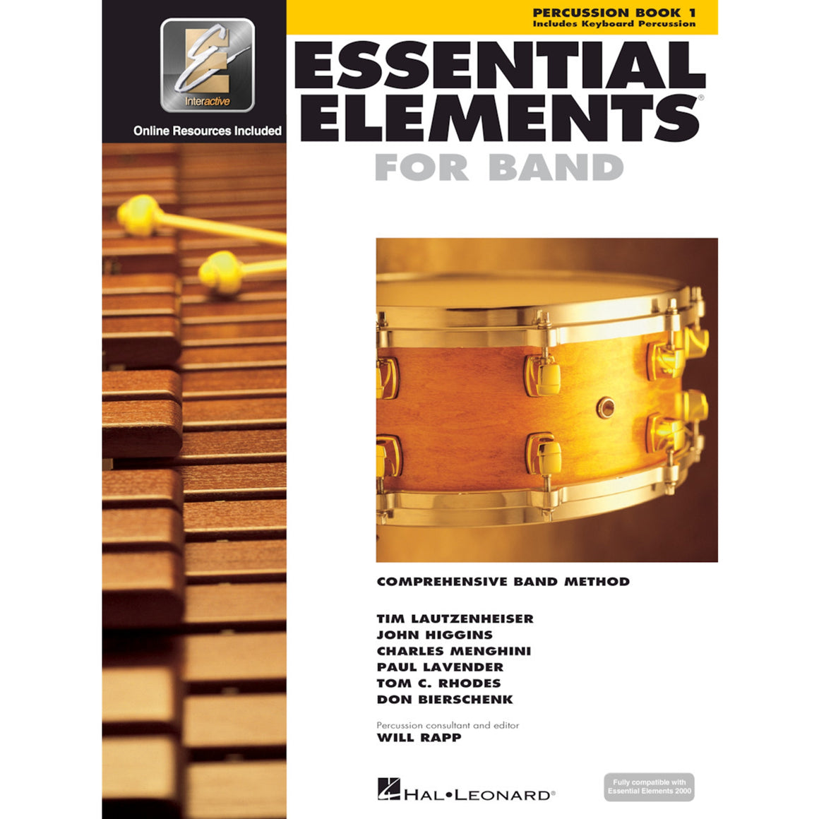 HAL LEONARD HL00862582 Essential Elements Percussion Bk 1