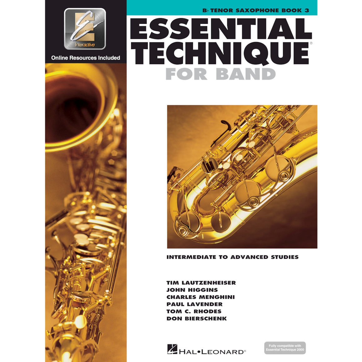 HAL LEONARD 862624 Essential Technique Tenor Sax Bk 3