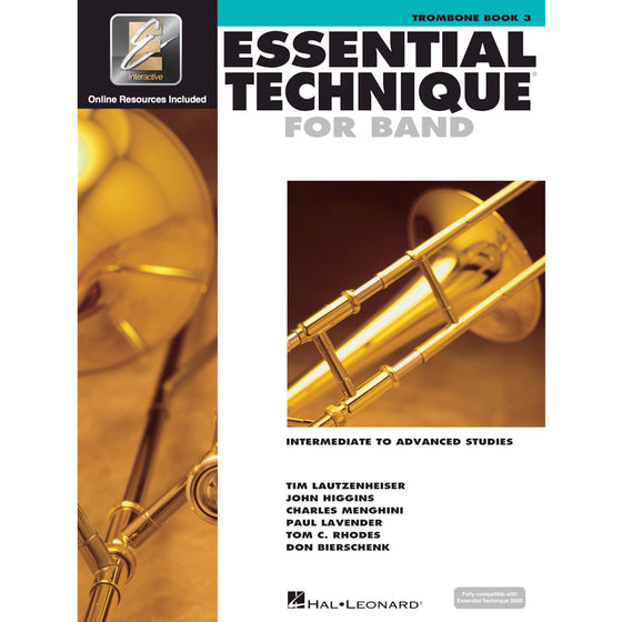 HAL LEONARD HL00862628 Essential Technique Trombone Bk 3