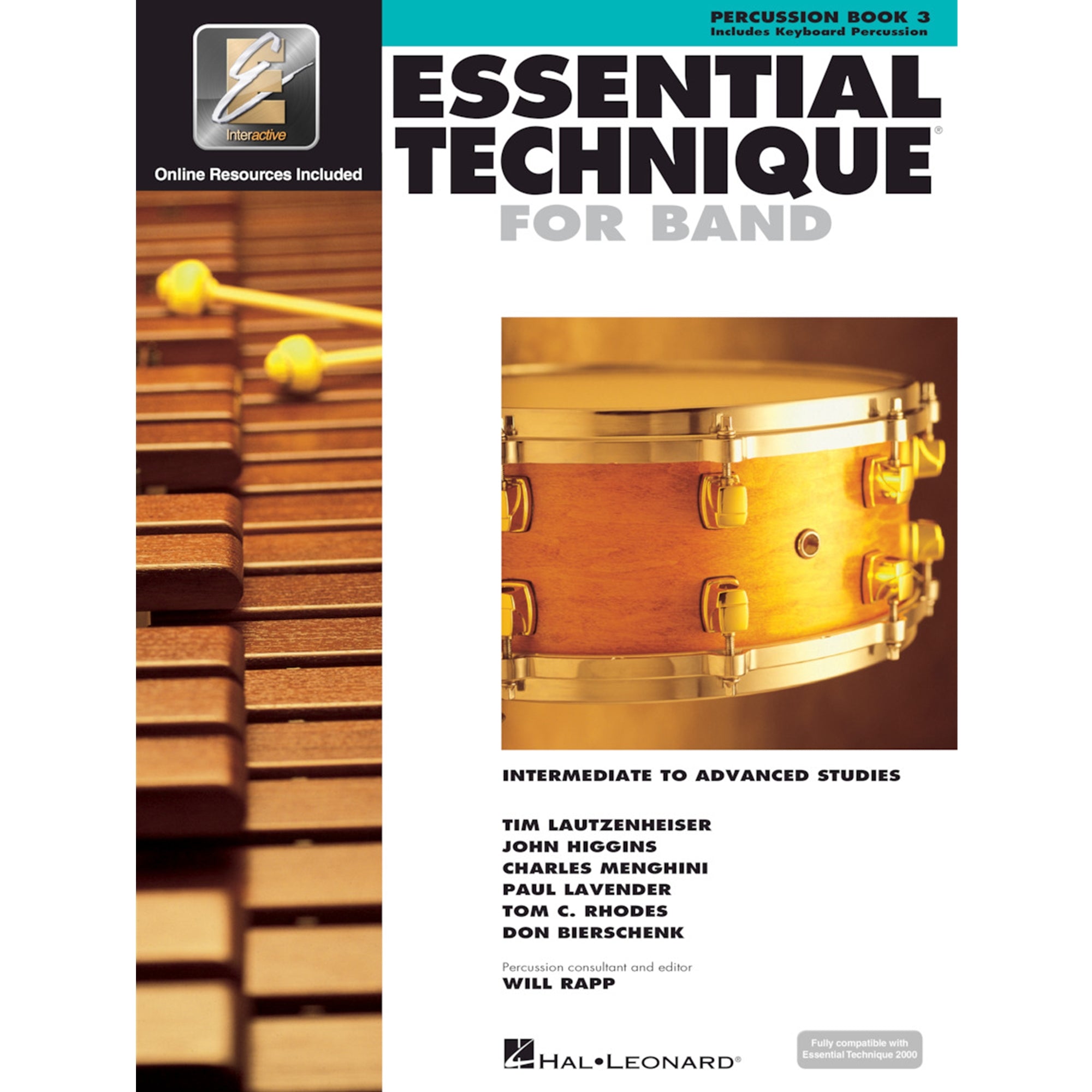 HAL LEONARD HL00862633 Essential Technique Percussion Bk 3